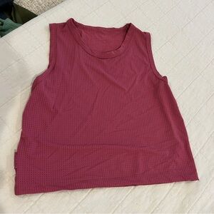 Women's Sleeveless cropped workout Tank Top